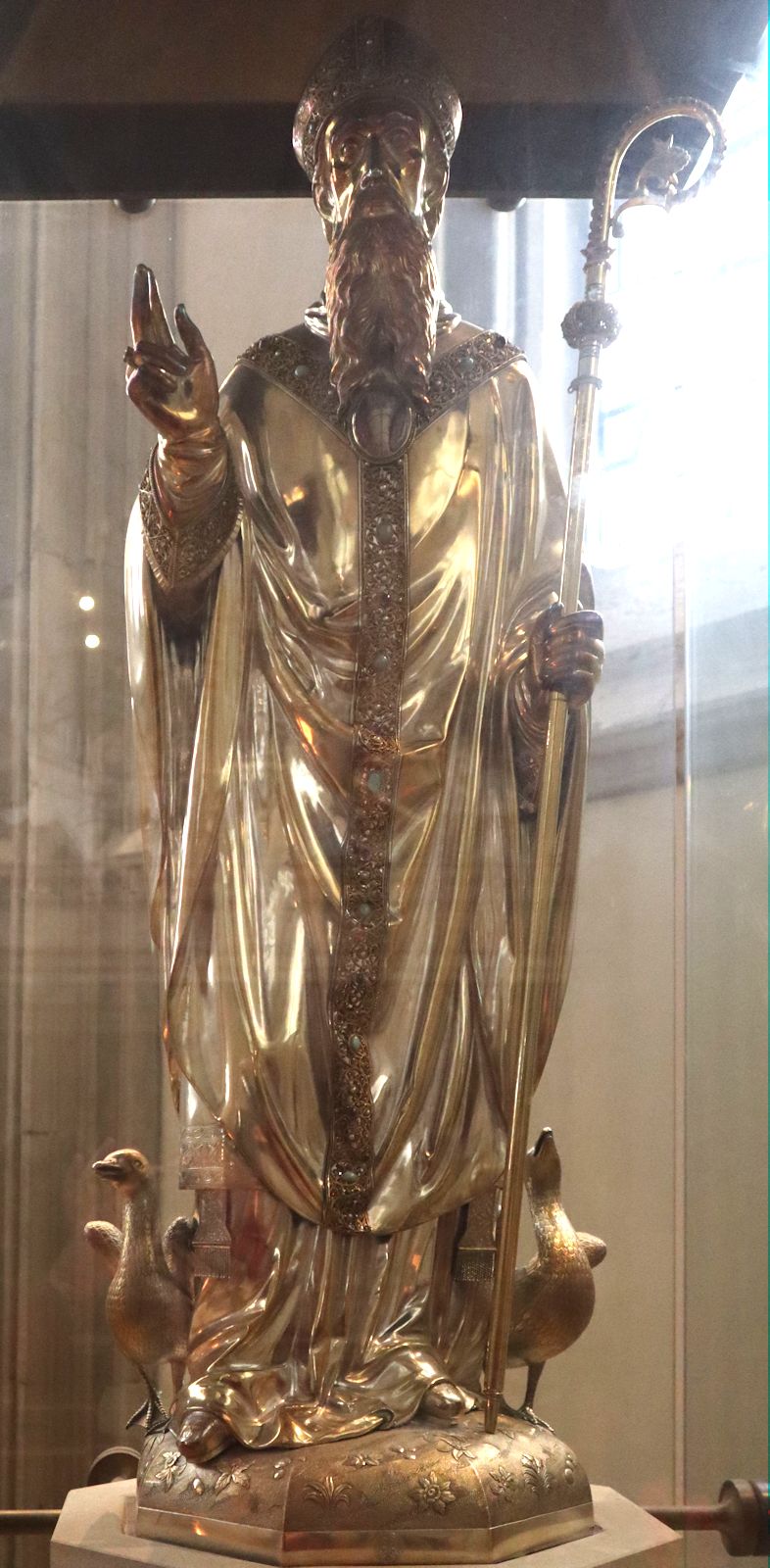 Rasmus Brunn: Reliquienstatue, 1880, im Dom in Münster