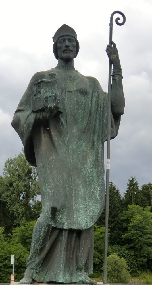 Lewan und Dato Mcheidse: Bronzestatue in Mettlach, 1996