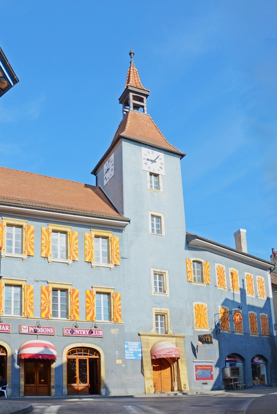 Das ehemalige Kloster der Klarissen in Orbe, heute ein Hotel