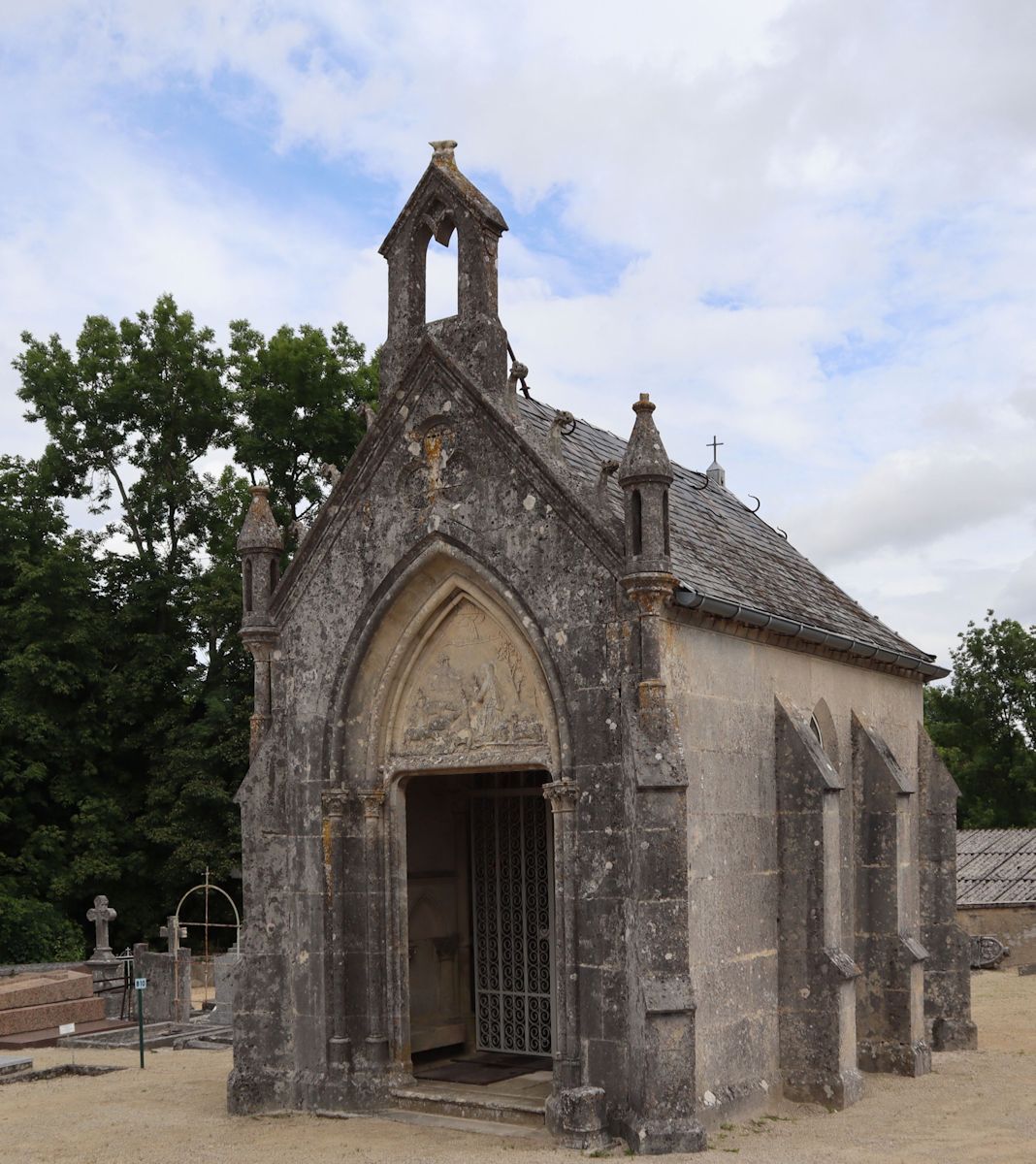 Lucia geweihte Friedhofskapelle bei Sampigny