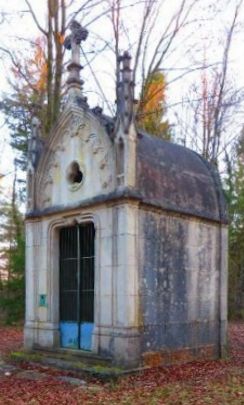 Kapelle an der Stelle von Lucias Einsiedelei bei Sampigny, heute Friedhofskapelle