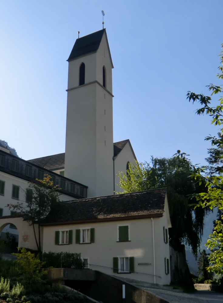 St.-Luzi-Kirche und heutiges Priesterseminar in Chur