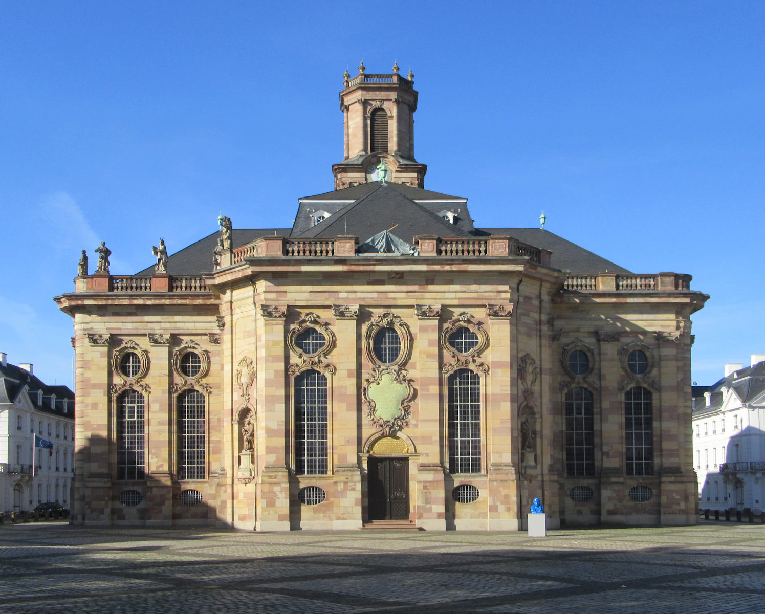 Die Ludwig geweihte Kirche in Saarbrücken, 1775 erbaut