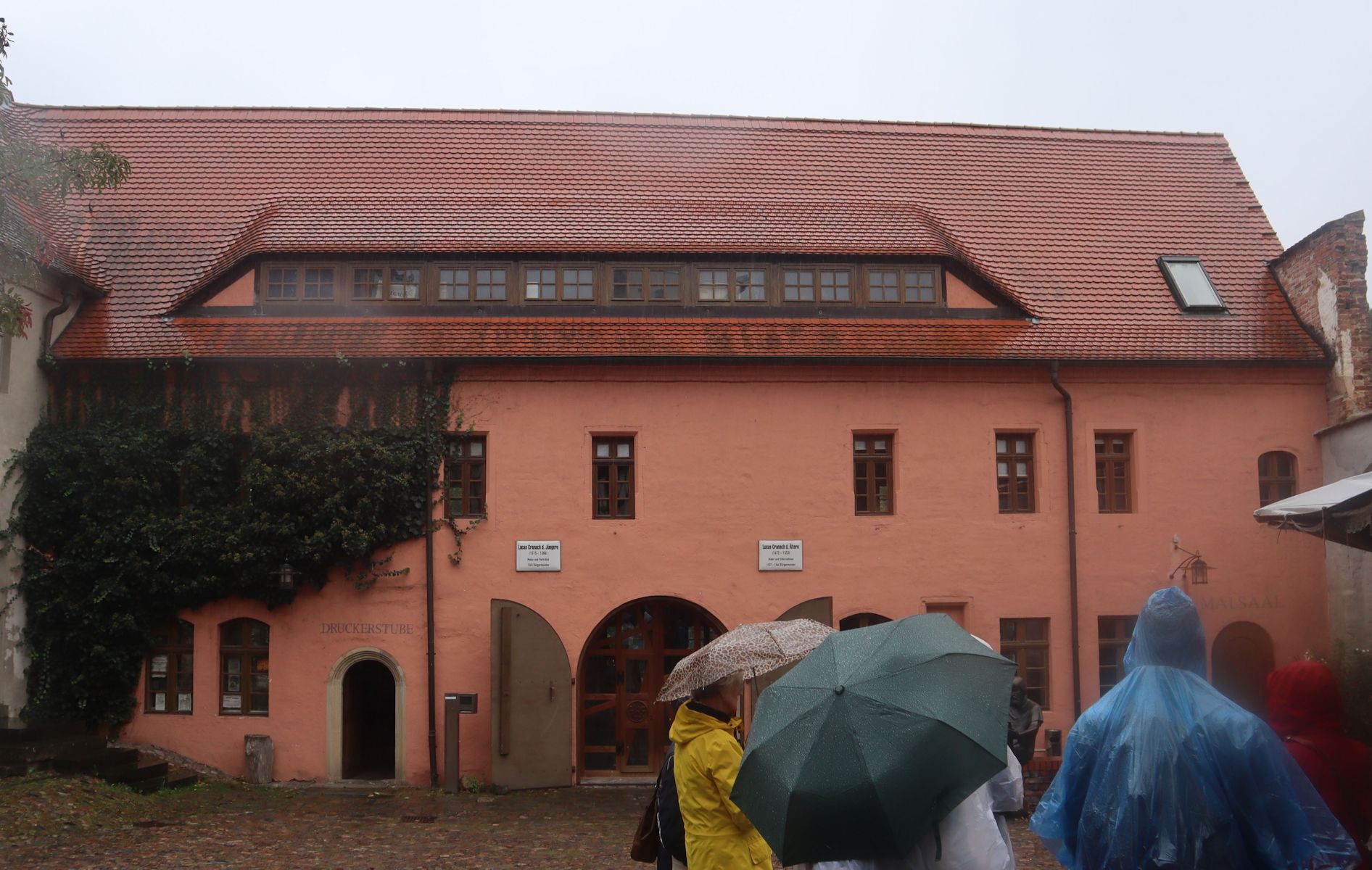 Werkstatt im Hof des zweiten Haus in Wittenberg