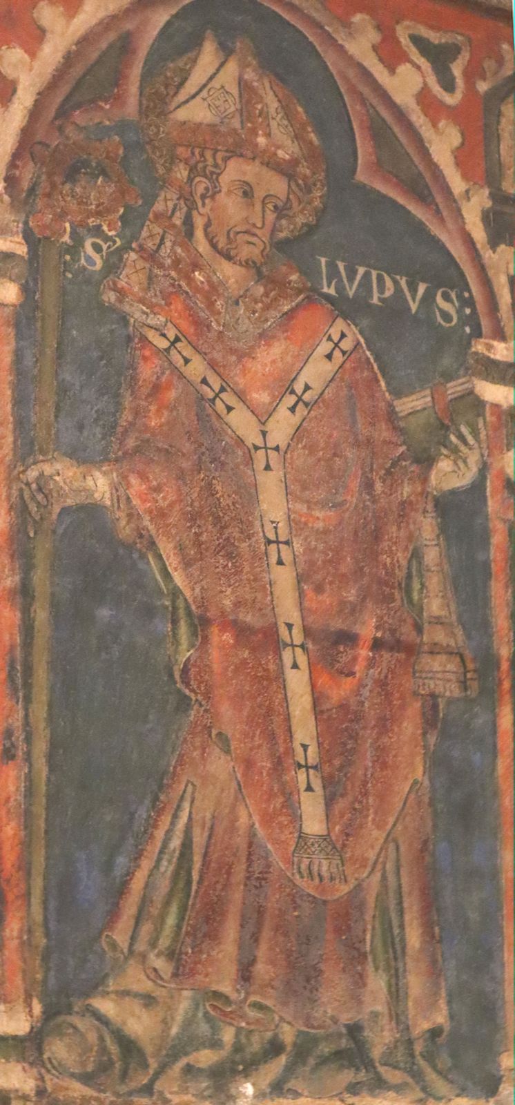 Fresko in der Kathedrale in Clermont-Ferrand