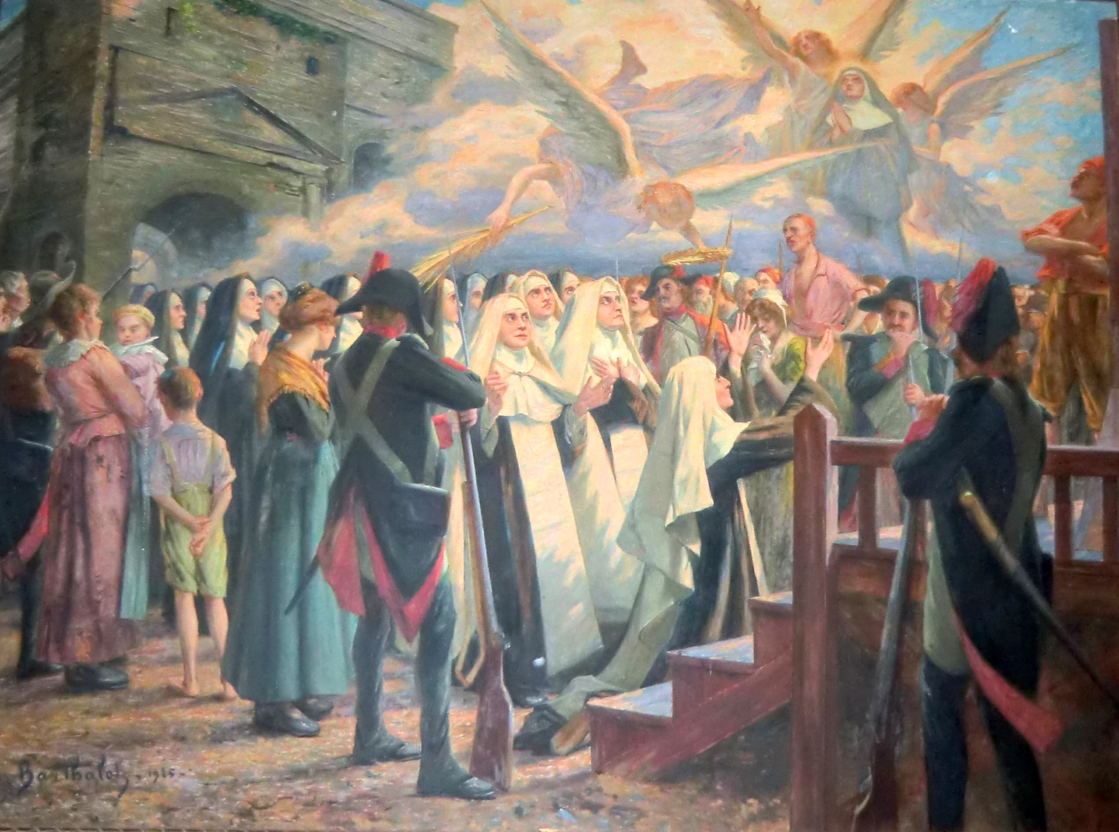 Barthalot: Die Hinrichtung der Märtyrerinnen von Orange, 1925, in der Kathedrale in Orange