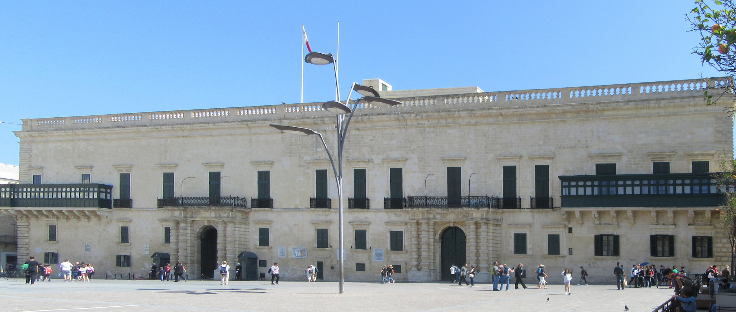Großmeisterpalast</a> in Valletta, heute Sitz der Regierung von Malta