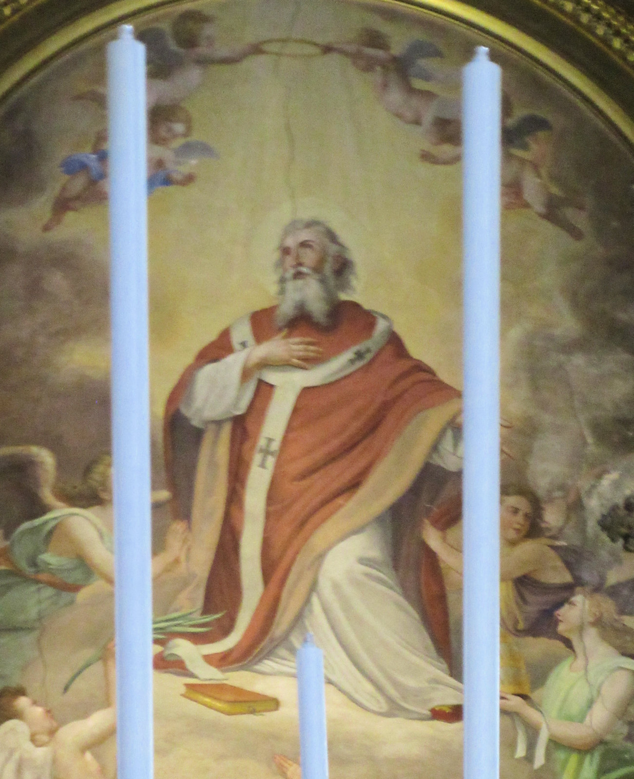 Fresko in der Kirche San Marcello al Corso in Rom
