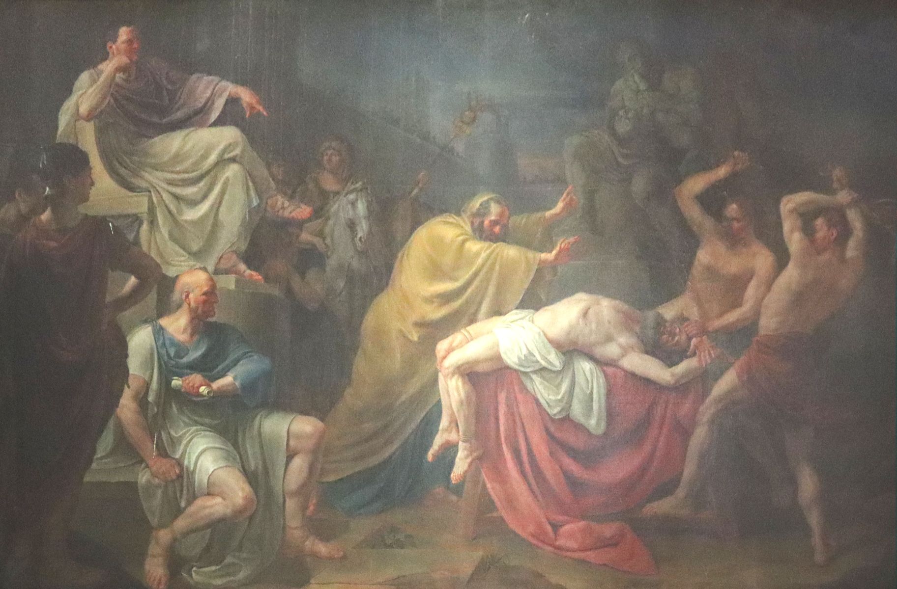 François Devosge: Marcellus' Martyrium, 1779, in der Kirche in Saint-Marcel bei Chalon-sur-Saône