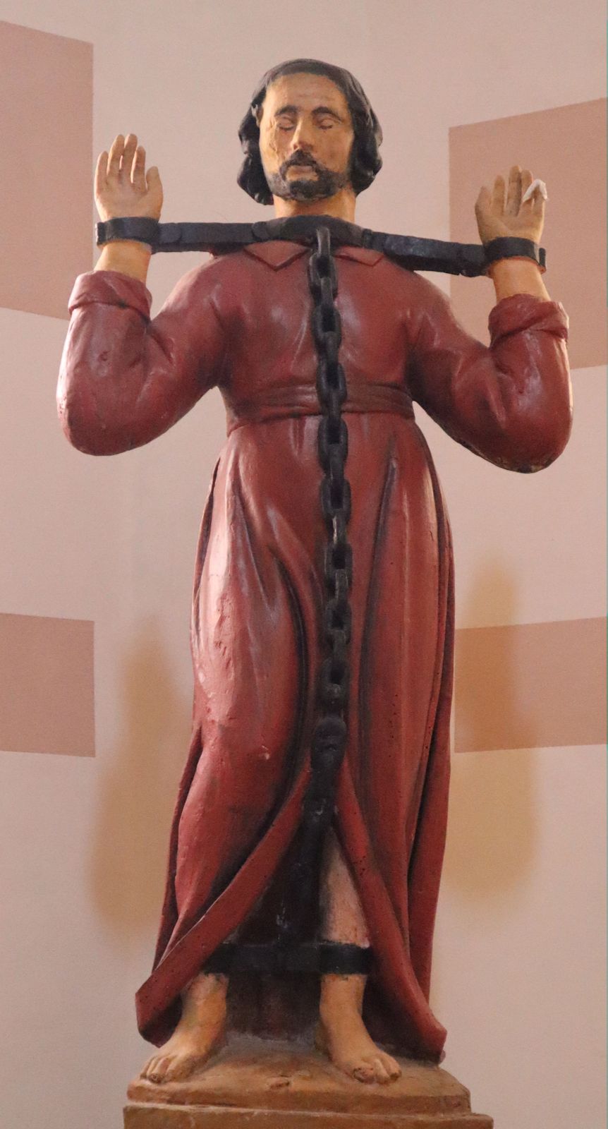 Statue in der Kirche in Saint-Marcel bei Chalon-sur-Saône