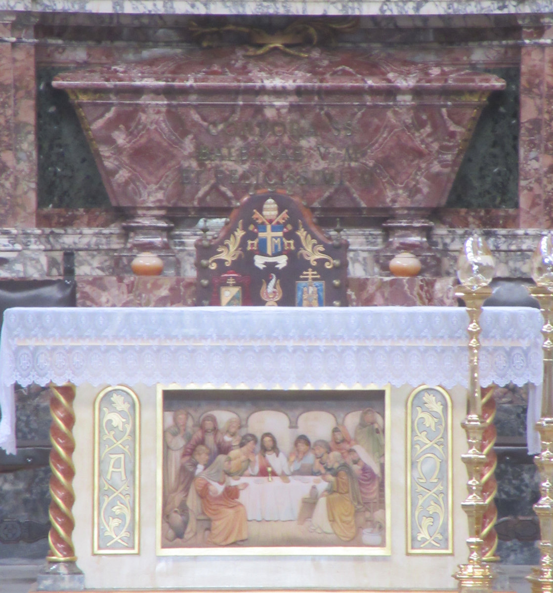 Marcus' Grab in der Kirche Santa Balbina all'Aventino