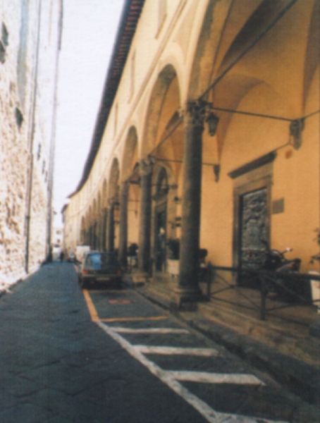 Das von Margareta gegründete ehemalige Hospital in Cortona