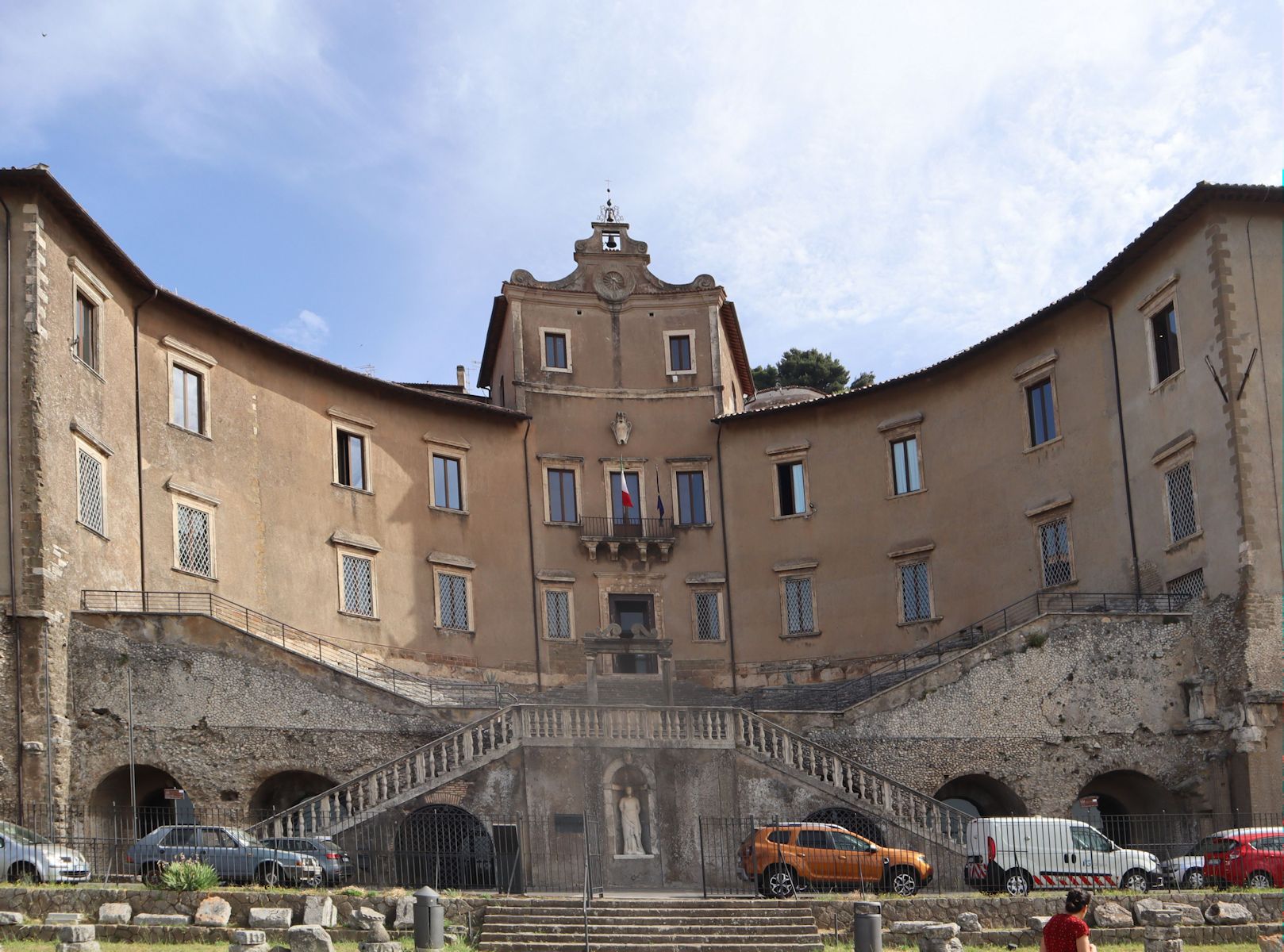 Mittelteil des Palazzo Colonna in Palestrina