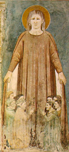Meister von San Zeno: Schutzmantelmadonna, in der Kirche San Zeno in Verona