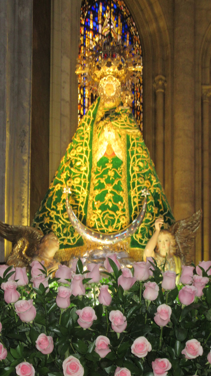 Die Marienstatue „Unsere Liebe Frau der Ebenen”, verehrt in der Kathedrale in Albacete