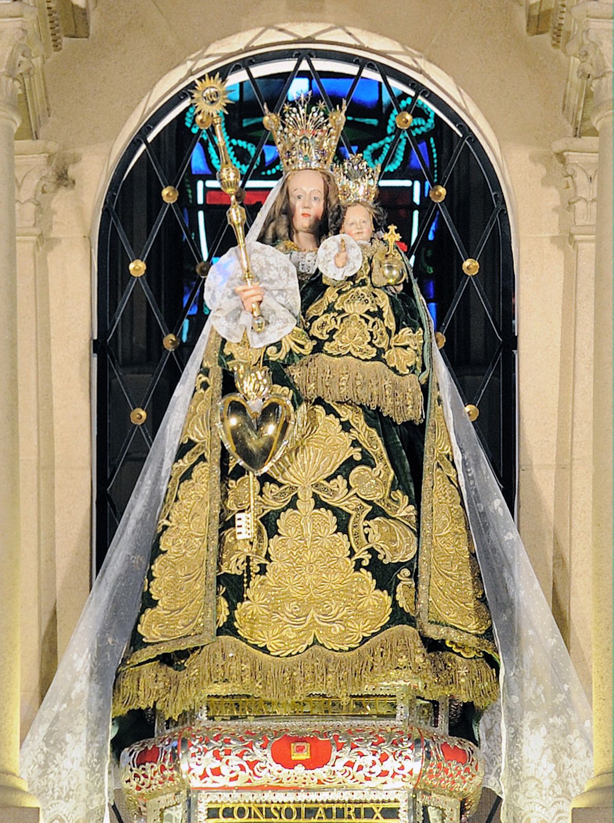 Gnadenbild „Maria, Trösterin der Betrübten” in der Kathedrale in Luxemburg