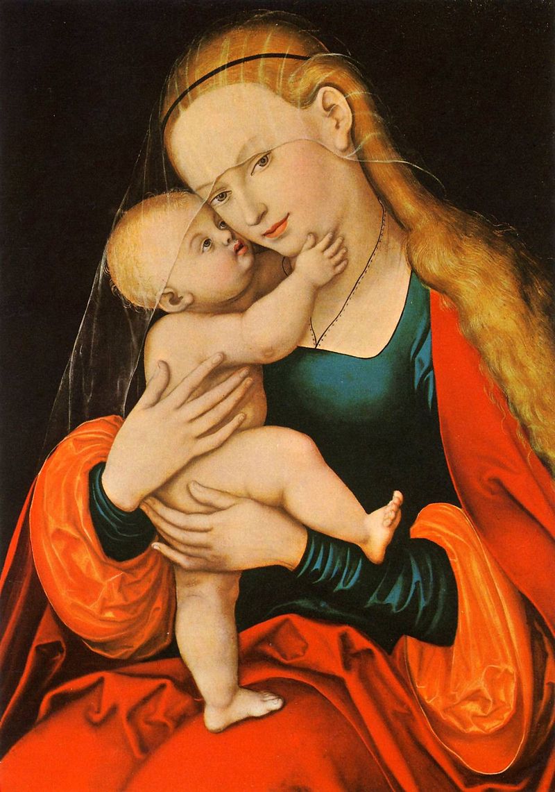 Lukas Cranach der Ältere: Gnadenbild „Maria Hilf”, 1537, im Dom in Innsbruck