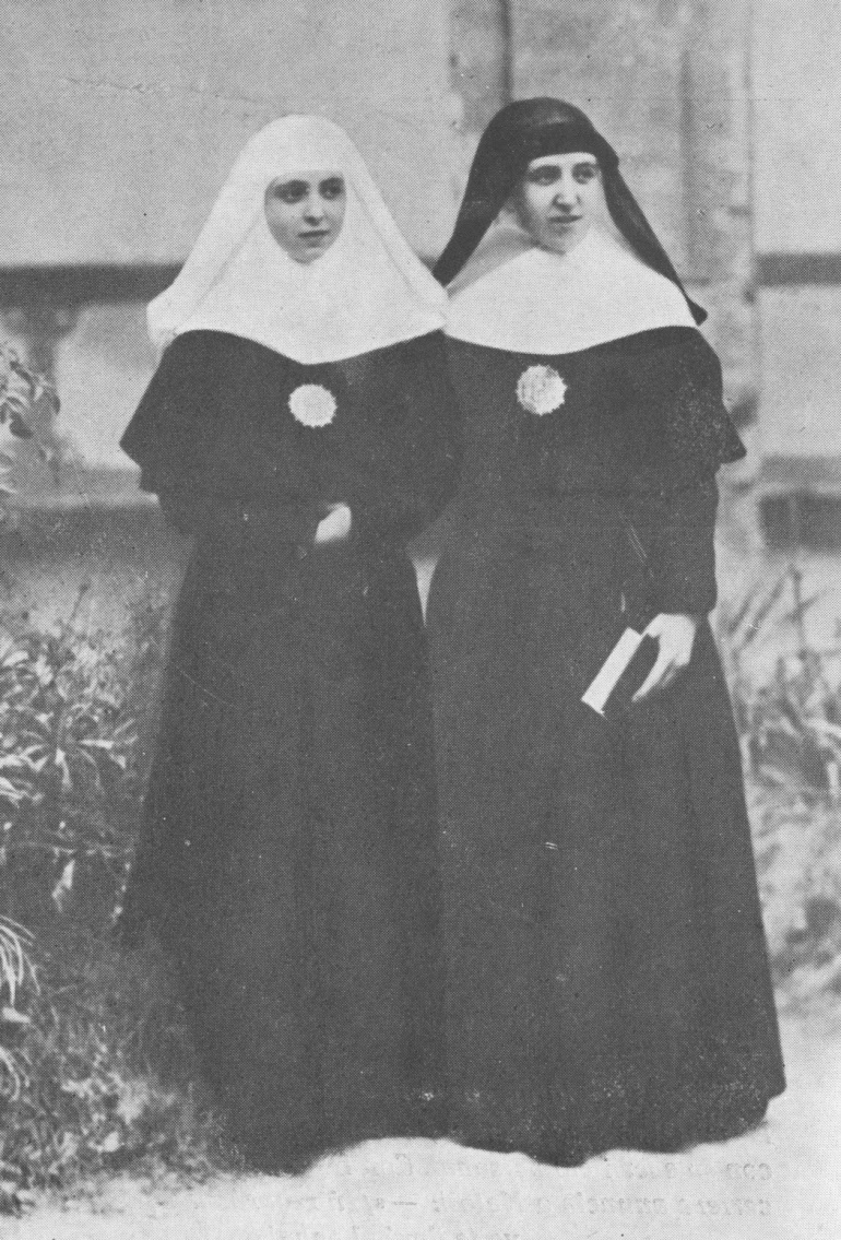 Maria Antonia Bandrés (links) mit ihrer Oberin Cándida María de Jesús