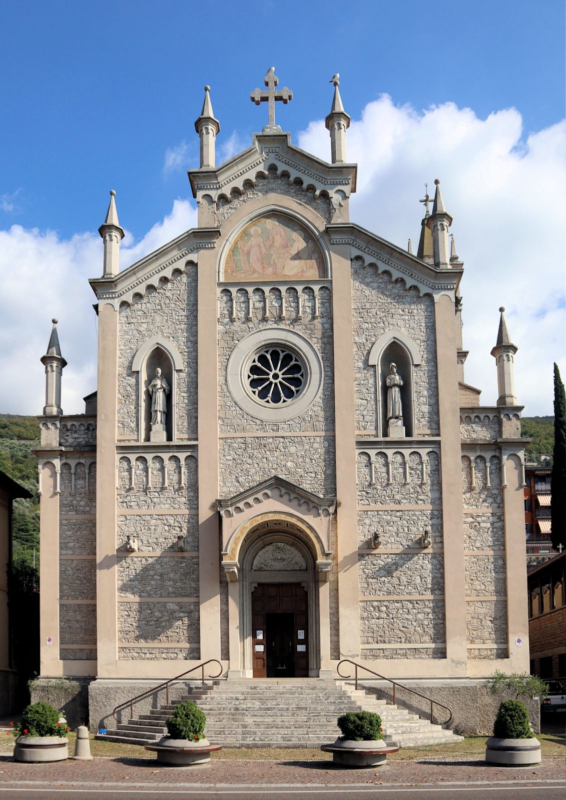1905 erbaute Kirche in Castelletto di Brenzone