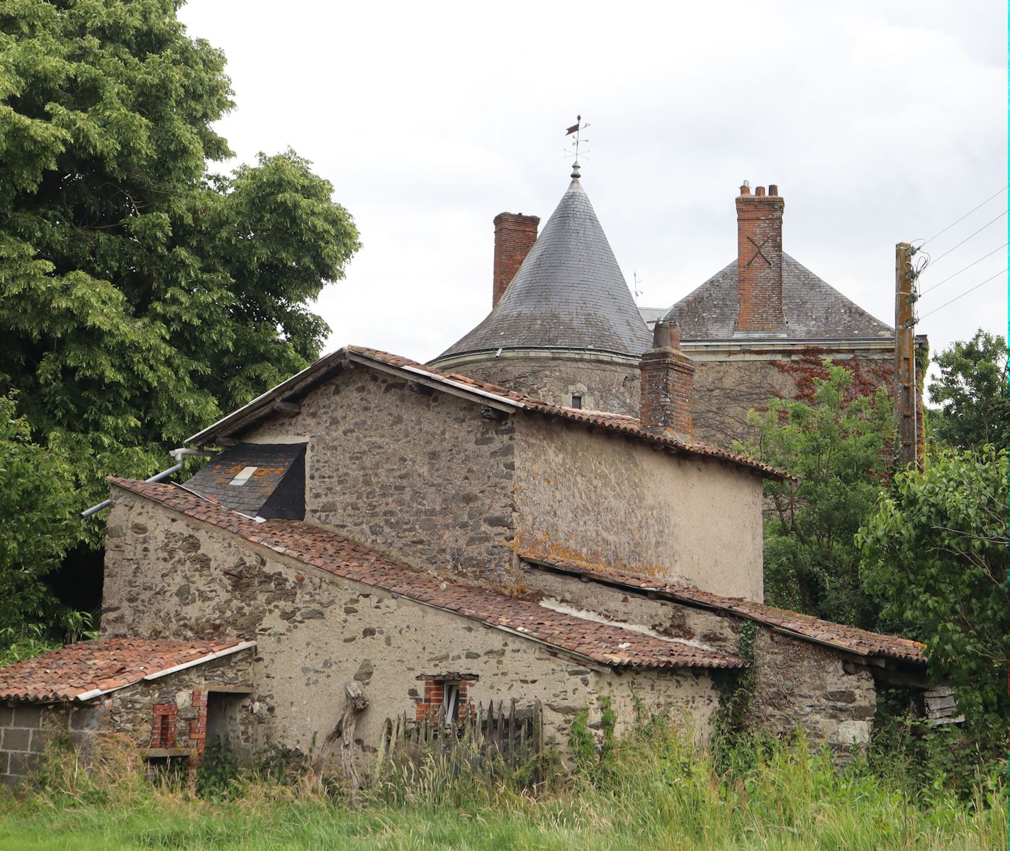 streng abgeschirmt: das offenbar heute unbewohnte Château de la Sorinière nahe Chemillé-en-Anjou