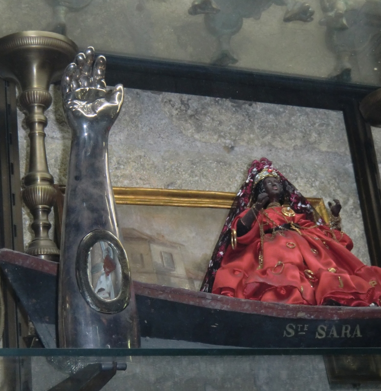 Reliquiar mit Gebeinen der beiden Marien, 1449 von König René gestiftet, in der Kirche in Saintes-Maries-de-la-Mer