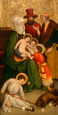 Bernhard Strigel: Maria des Kleophas und ihre Familie, um 1520/1528, National Gallery of Art in Washington