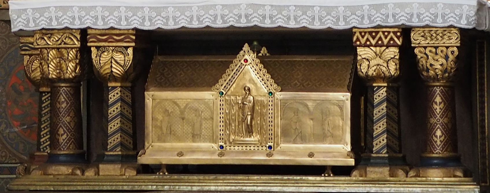 Reliquienschrein in der Kirche des „Schottenklosters” St. Jakob
