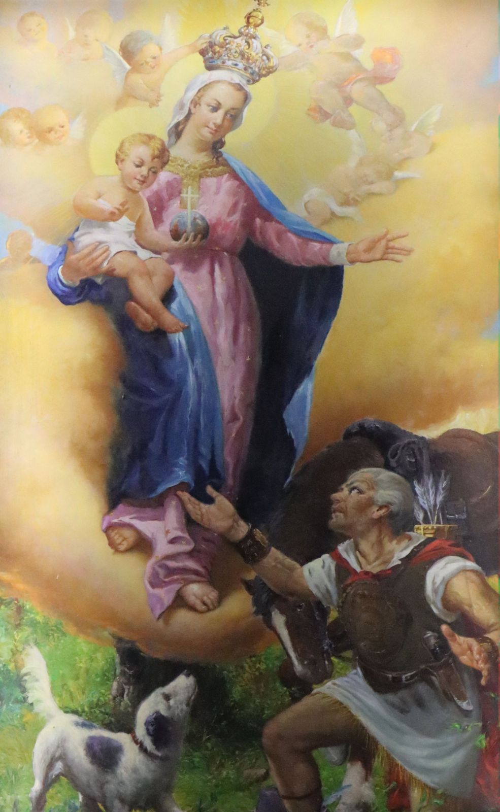 Gemälde von der Erscheinung im Sanktuarium Incoronata