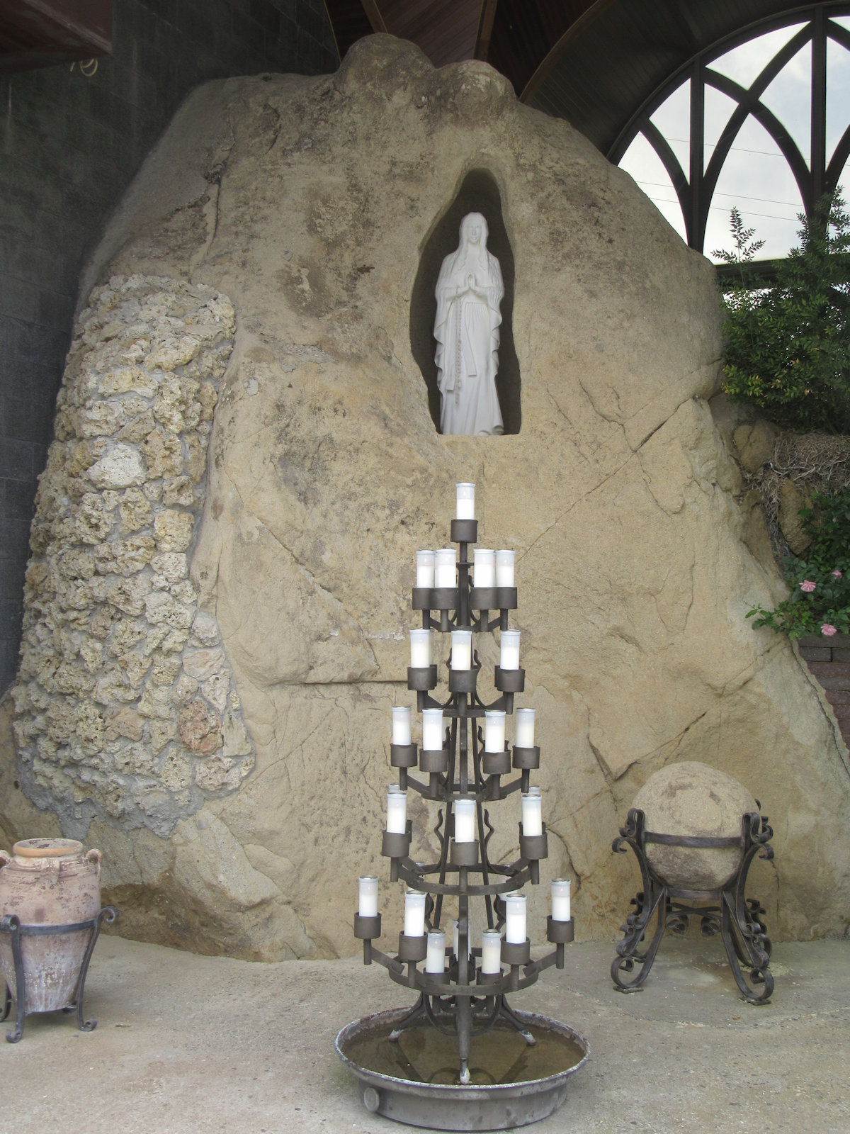 Bild der Erscheinung in der Kapelle am Sanktuarium in Placanica