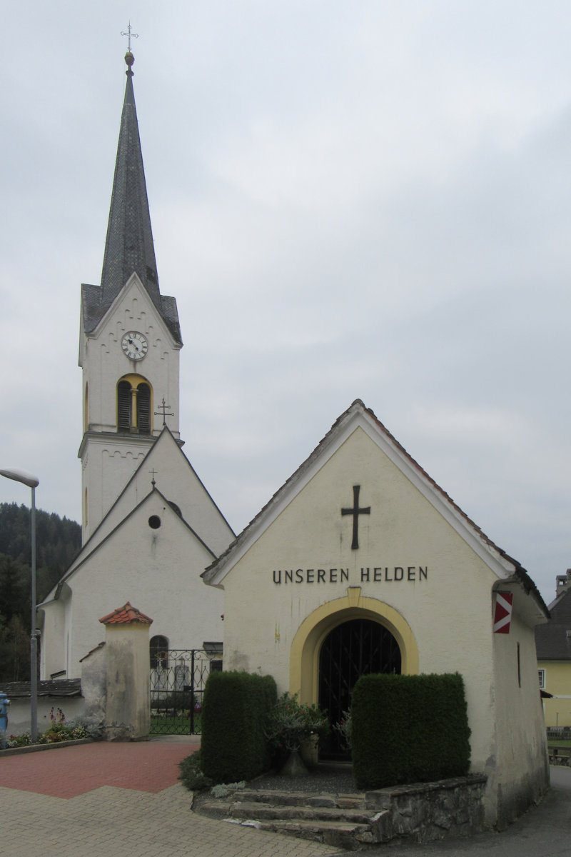 Kirche in Rachau an der Stelle der Erscheinung