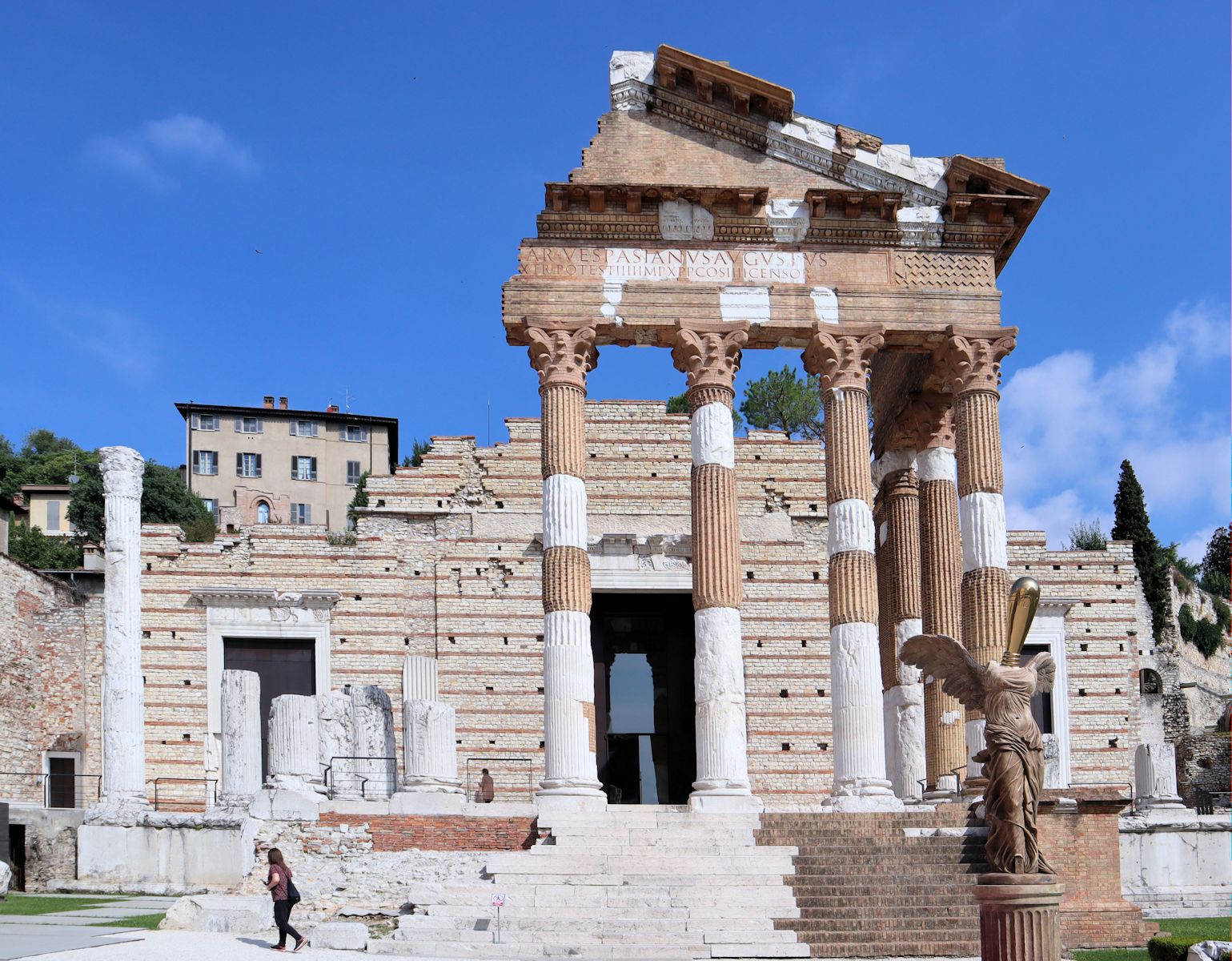 Capitol an der Piazza del Foro in Brescia