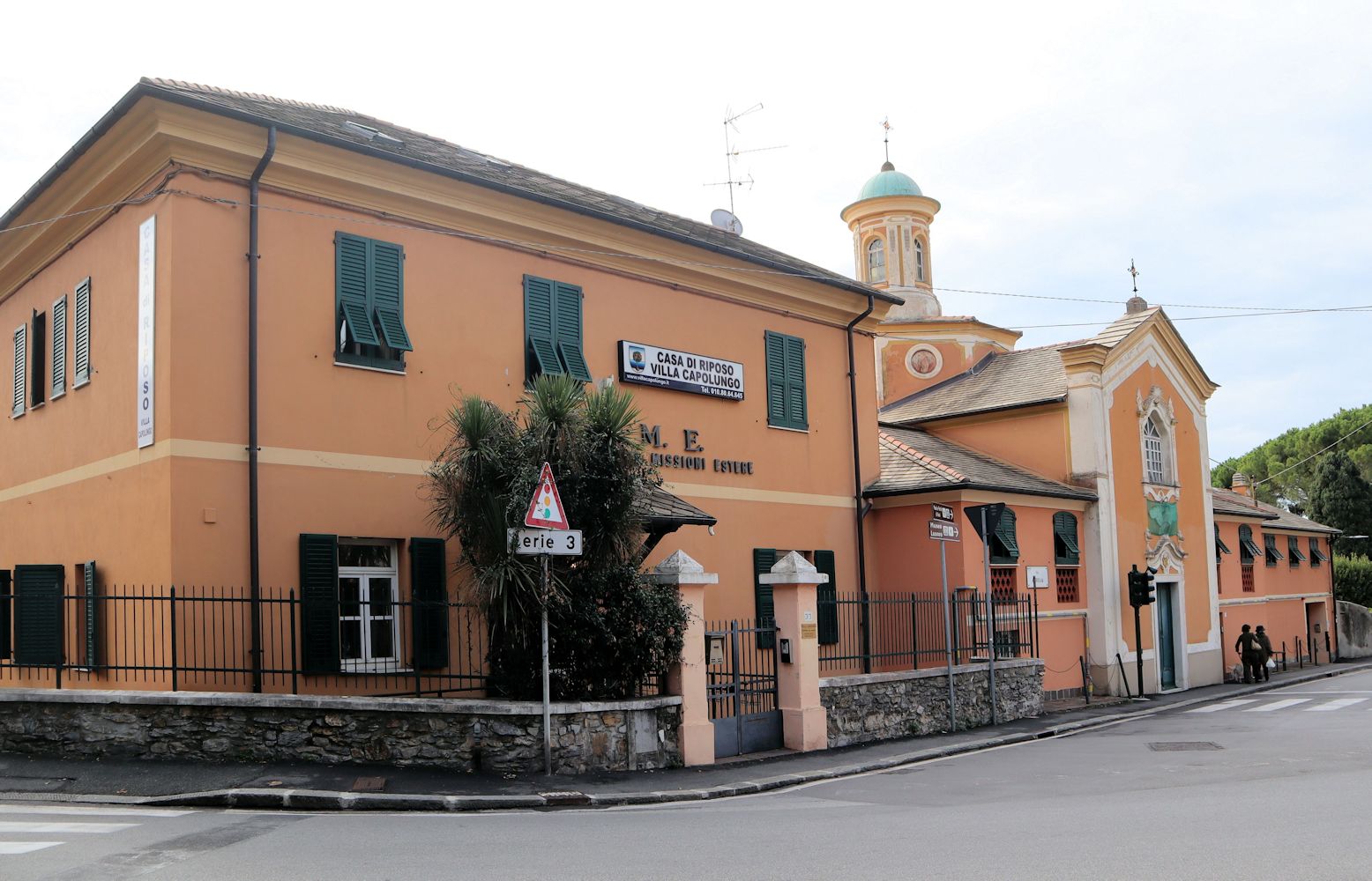 ehemaliges Päpstliches Institut für auswärtige Mission in Genua, heute ein Erholungsheim