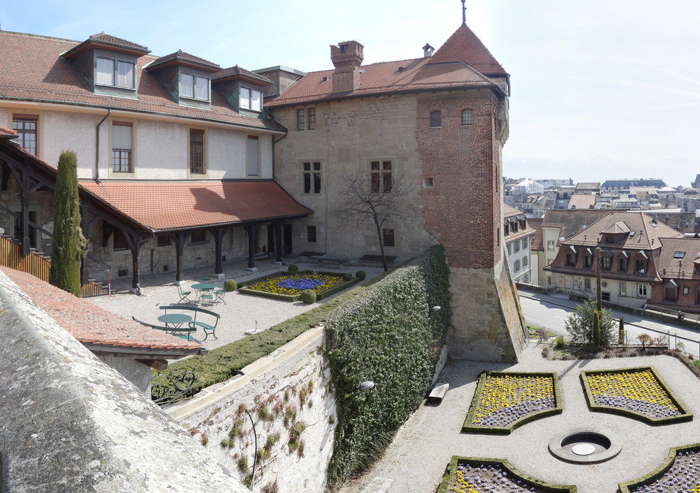 „Alter Bischofspalast” in Lausanne, Residenz der Bischöfe vom 6. Jahrhundert bis 1396, heute historisches Museum