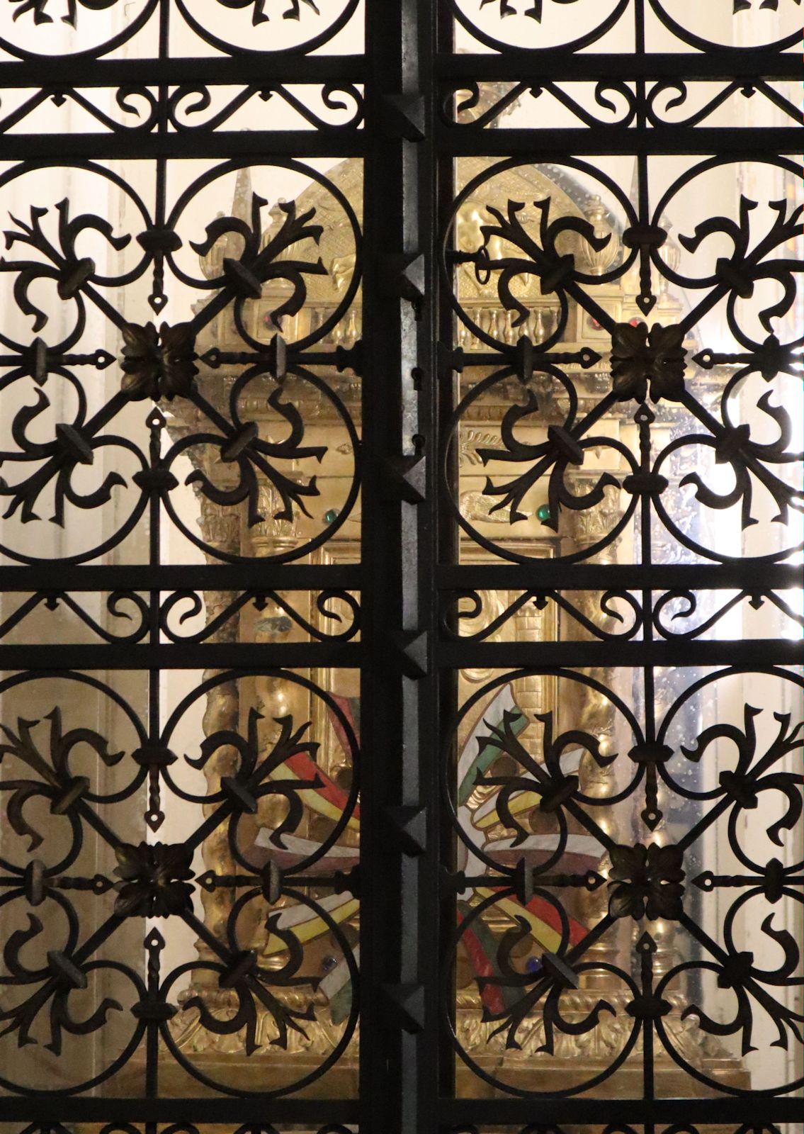 Kopfreliquiar, 1809, in der Kirche Saint-Michel-des-Lions in Limoges