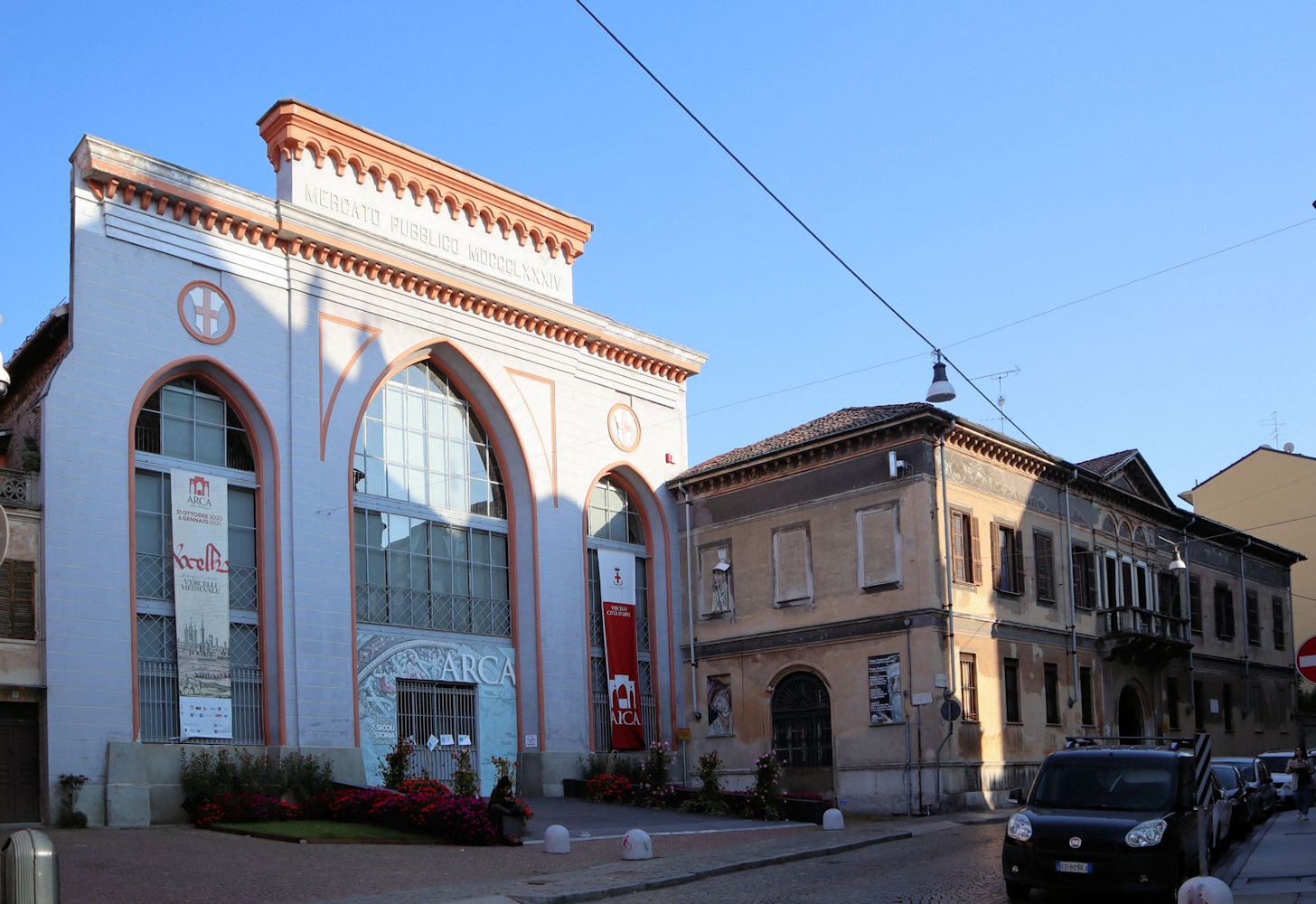 ehemalige Kirche des Klosters San Marco in Vercelli, heute eine Ausstellungshalle