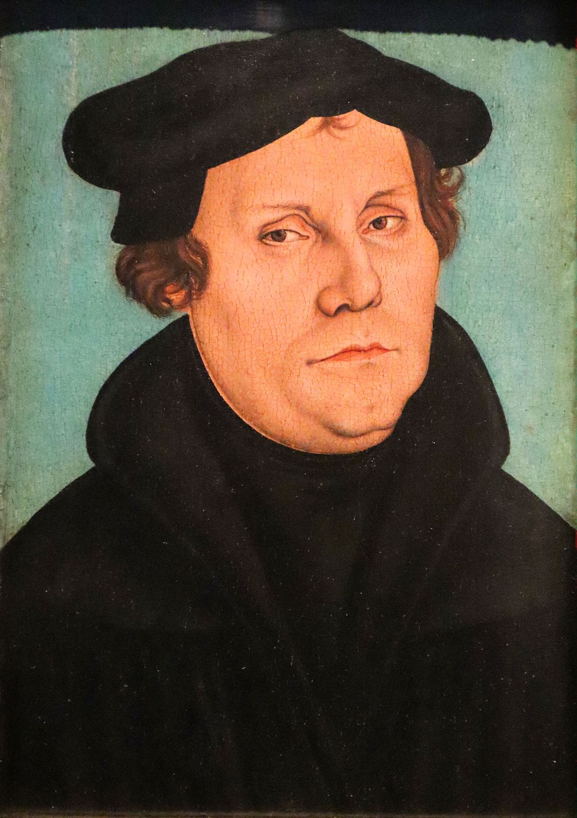 Lukas Cranach der Ältere: Portrait Martin Luther, 1529, Galleria degli ...