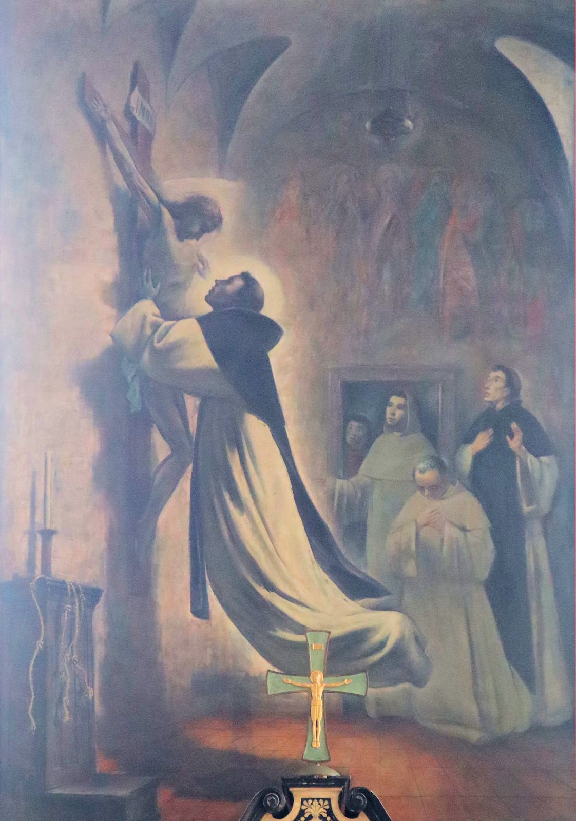 Silvio Consadori: Martin in Ekstase, 1962, in der Kirche Santa Maria delle Grazie in Mailand