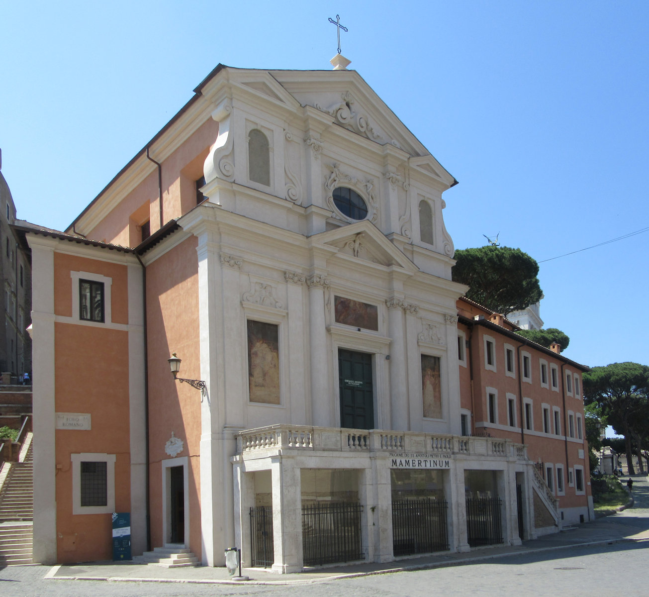 Carcere Mamertino und Kirche San Giuseppe dei Falegnami