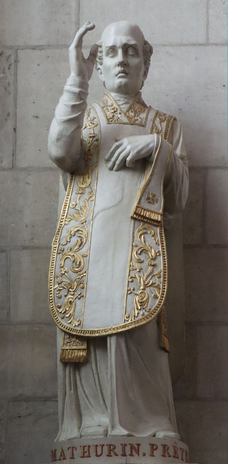 Statue in der Kathedrale in Luçon