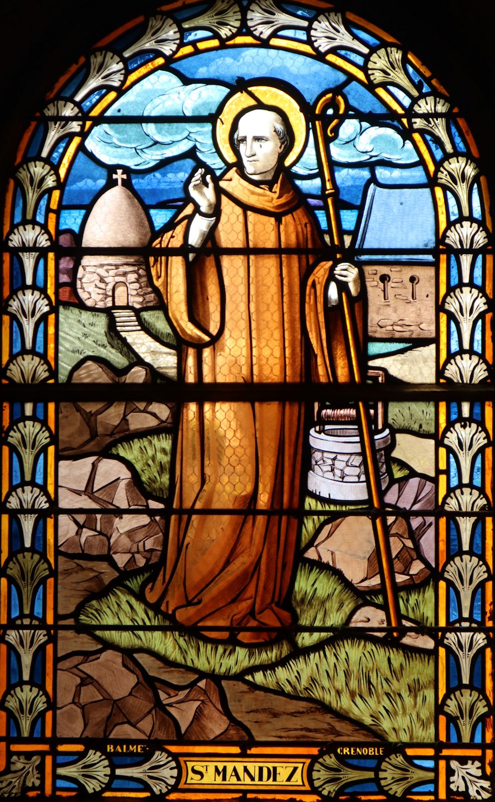 Glasfenster in der Pfarrkirche in Lézardrieux bei Saint-Brieuc