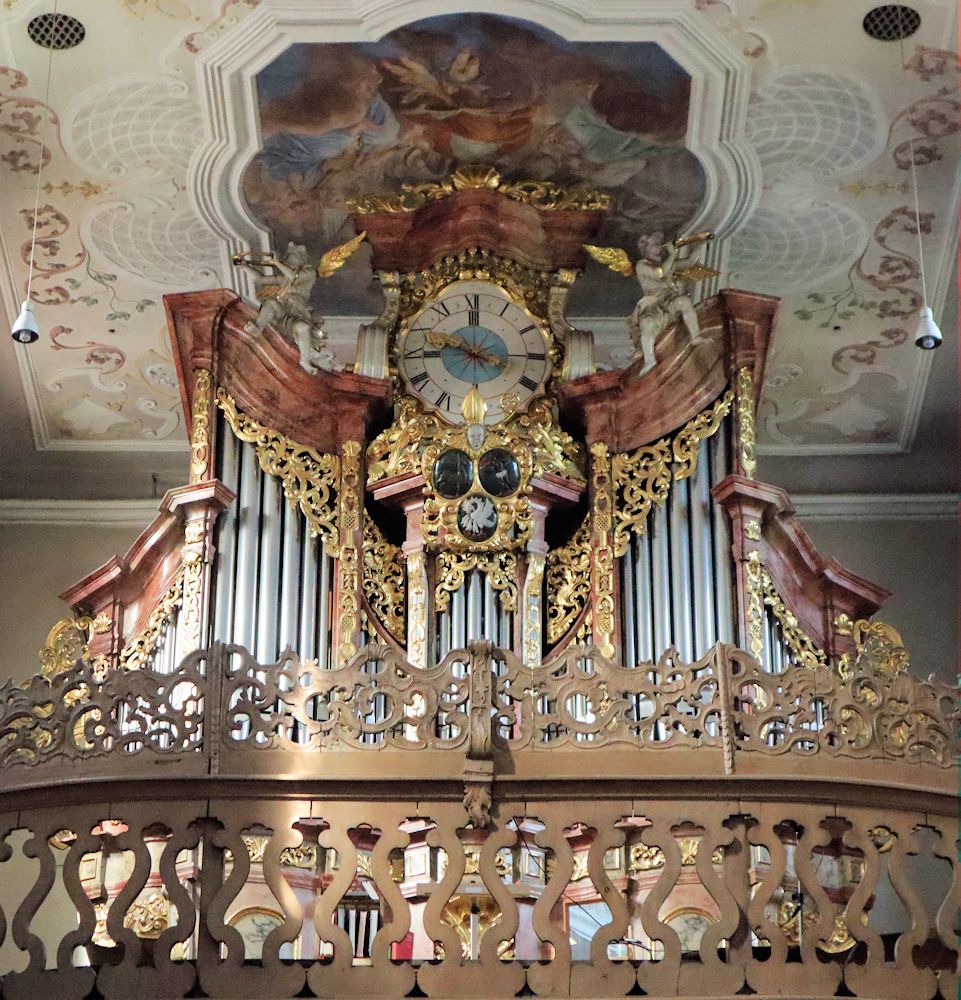 Orgel in der Klosterkirche in Plankstetten