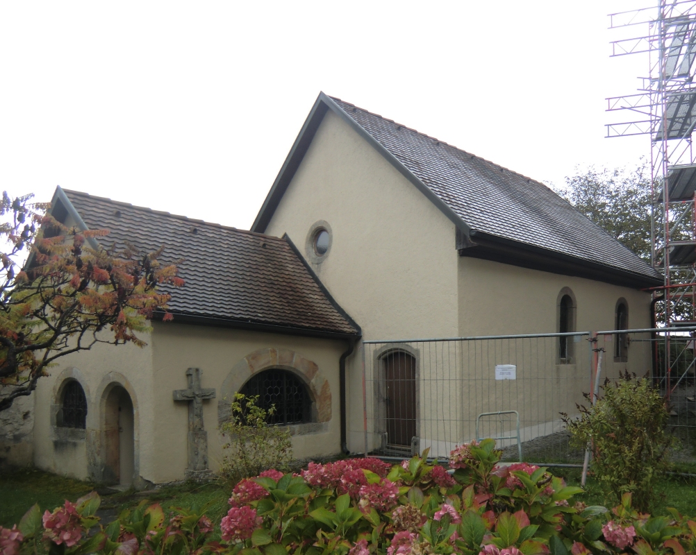 St-Anna-Kapelle an der Stelle von Mechthilds Behausung neben der Kirche St. Pelagius in Hochsal