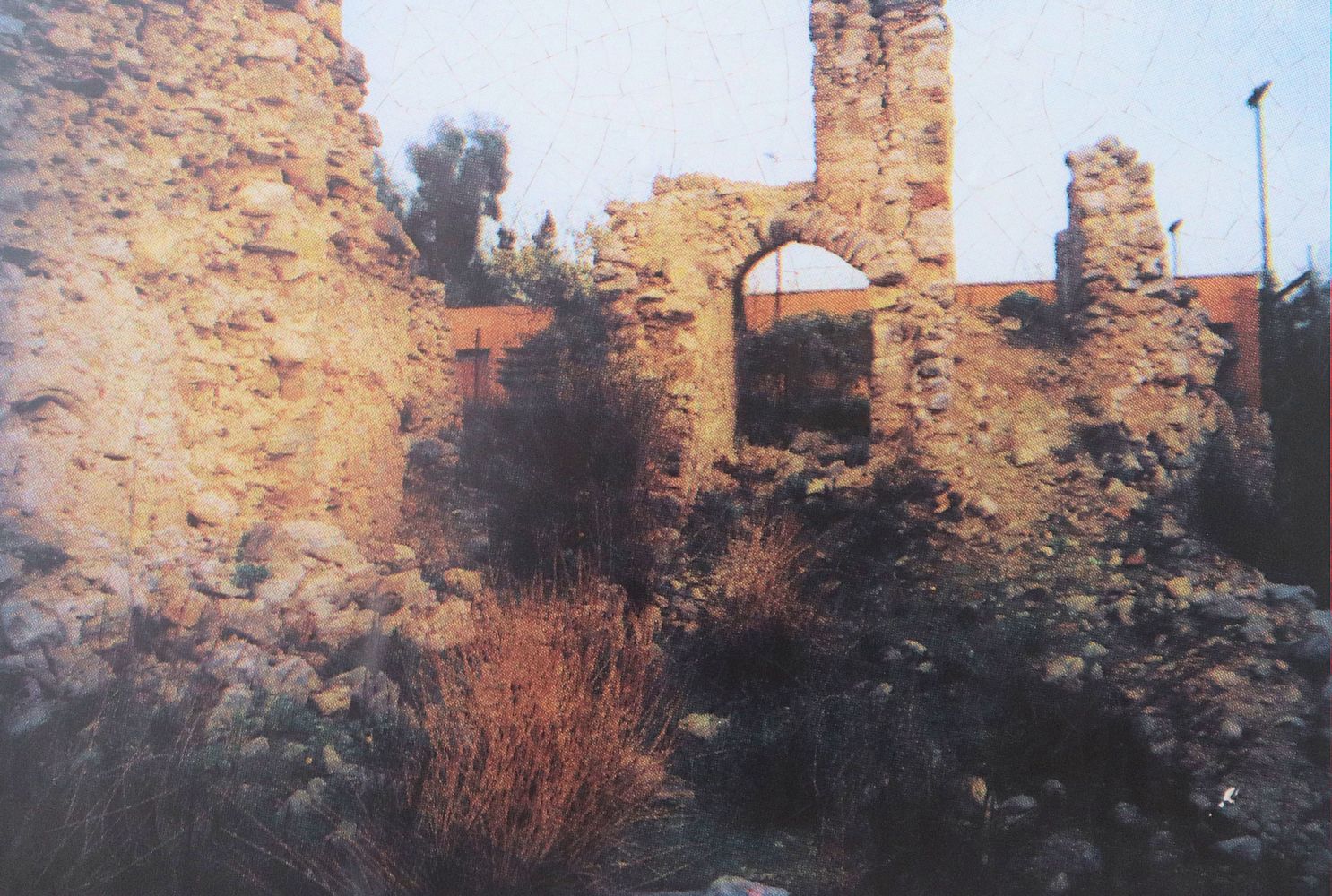 Ruinen des ehemaligen Klosters in Santomenna