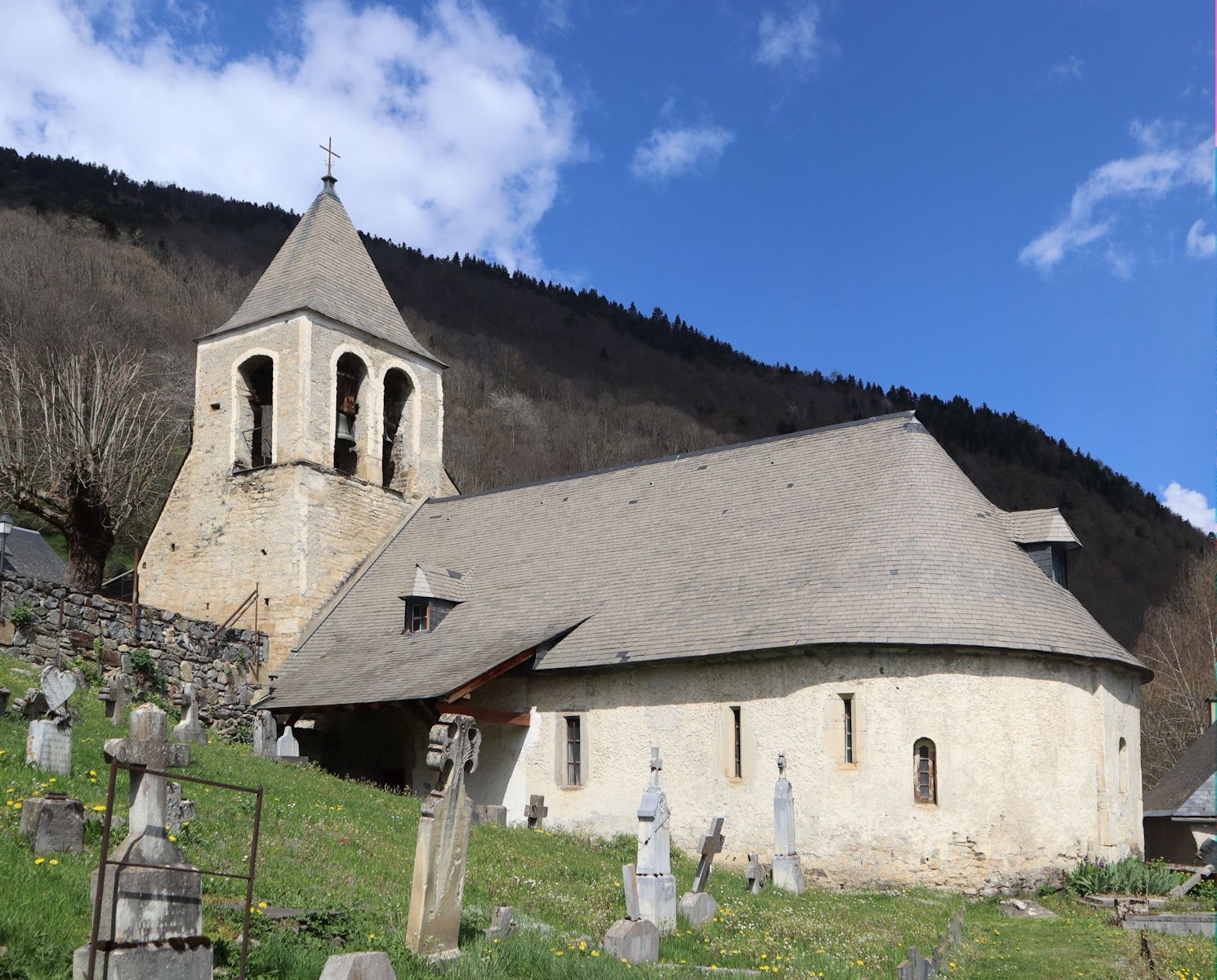 Mercurialis geweihte Kirche in Vielle-Louron