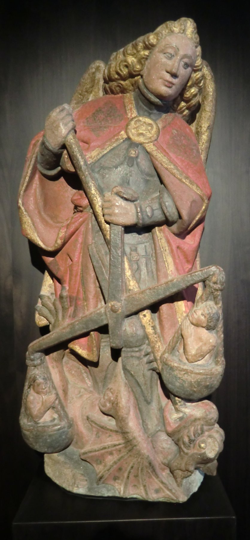 Statue, um 1425, im Museum der Kathedrale in Santiago de Compostela