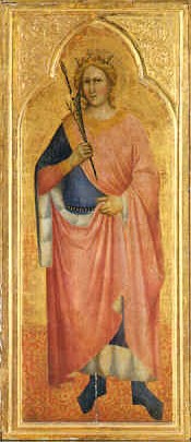 Bild am Tabernakel in der Kirche San Miniato al Monte in Florenz