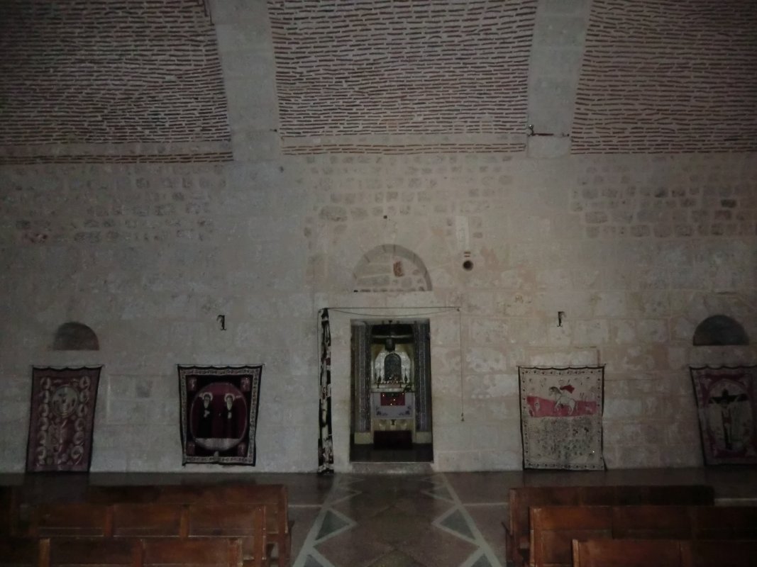 Kirche des Klosters Mor Gabriel innen, Anfang des 6. Jahrhunderts errichtet