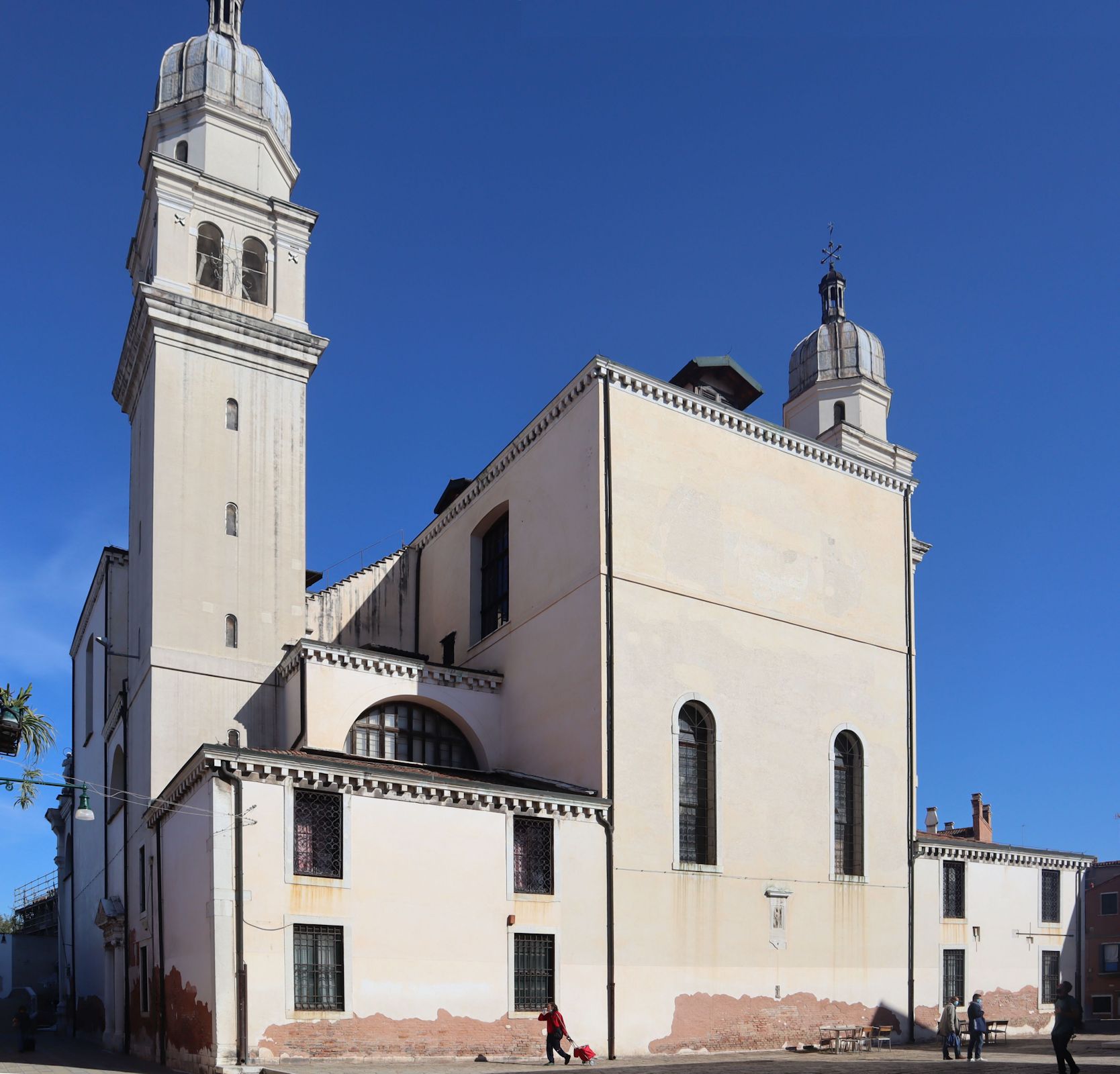 Rückseite der Kirche San Raffaele Arcangelo in Venedig