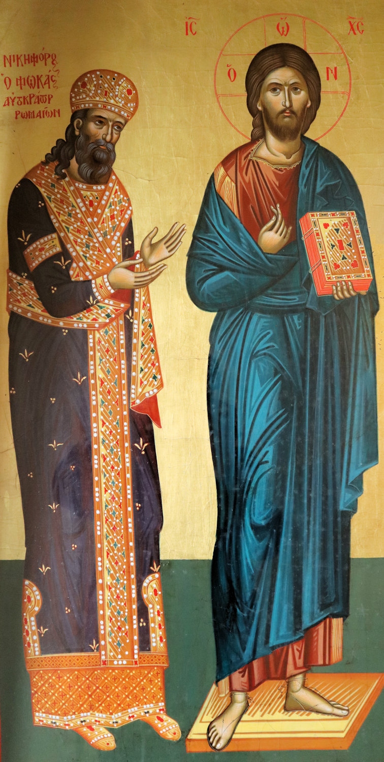 Ikone im Katholikon des Klosters Angarathosg