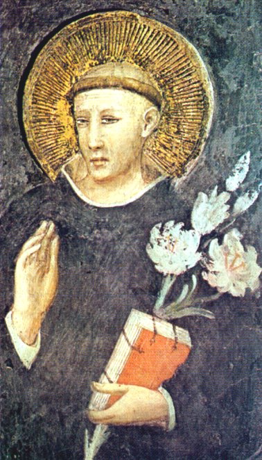Gemälde, 14. Jahrhundert, heute in der nach Nikolaus benannten Basilika in Tolentino